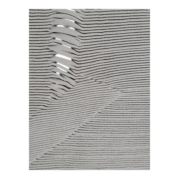 AURA Ruched Bodycon Dress Scoop Neck Wide Strap Sleeveless Sz Large NWT - Picture 8 of 8